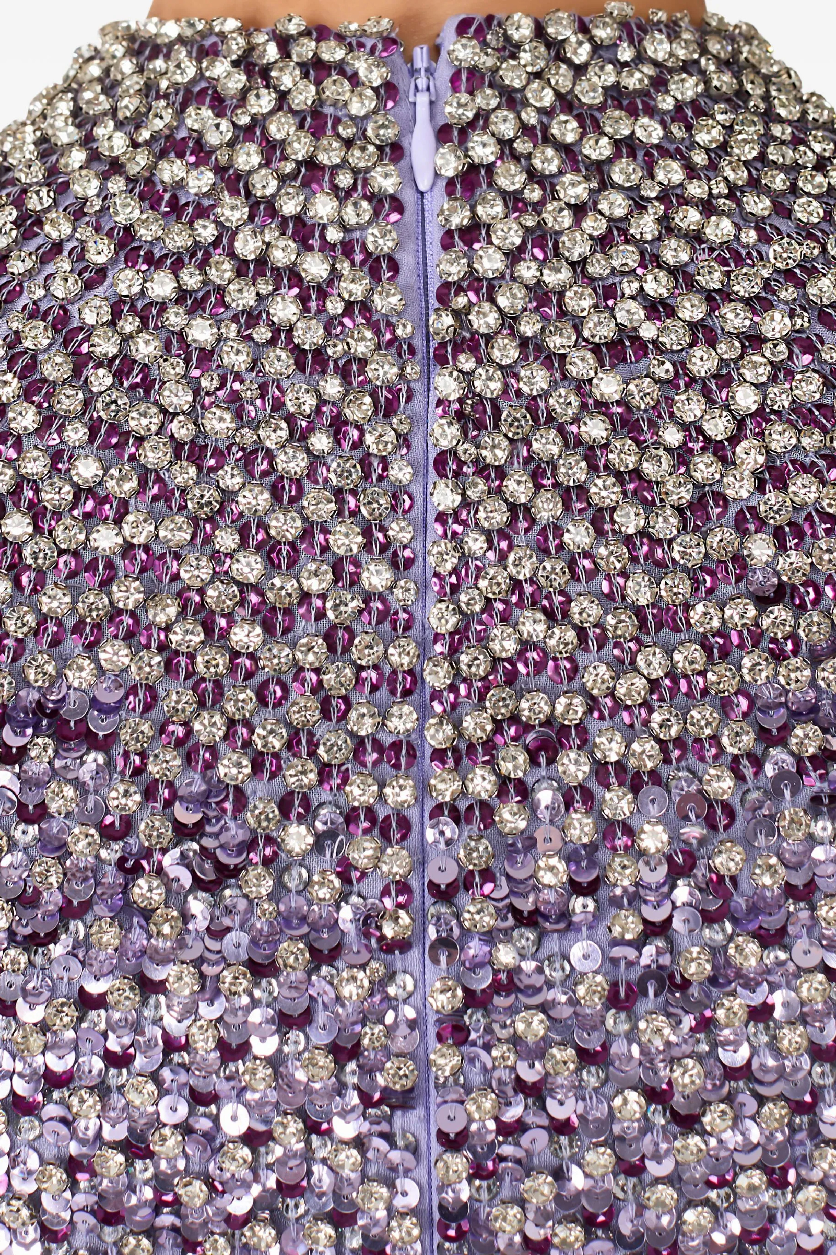 JOURDAIN SEQUIN-EMBELLISHED GOWN - 5
