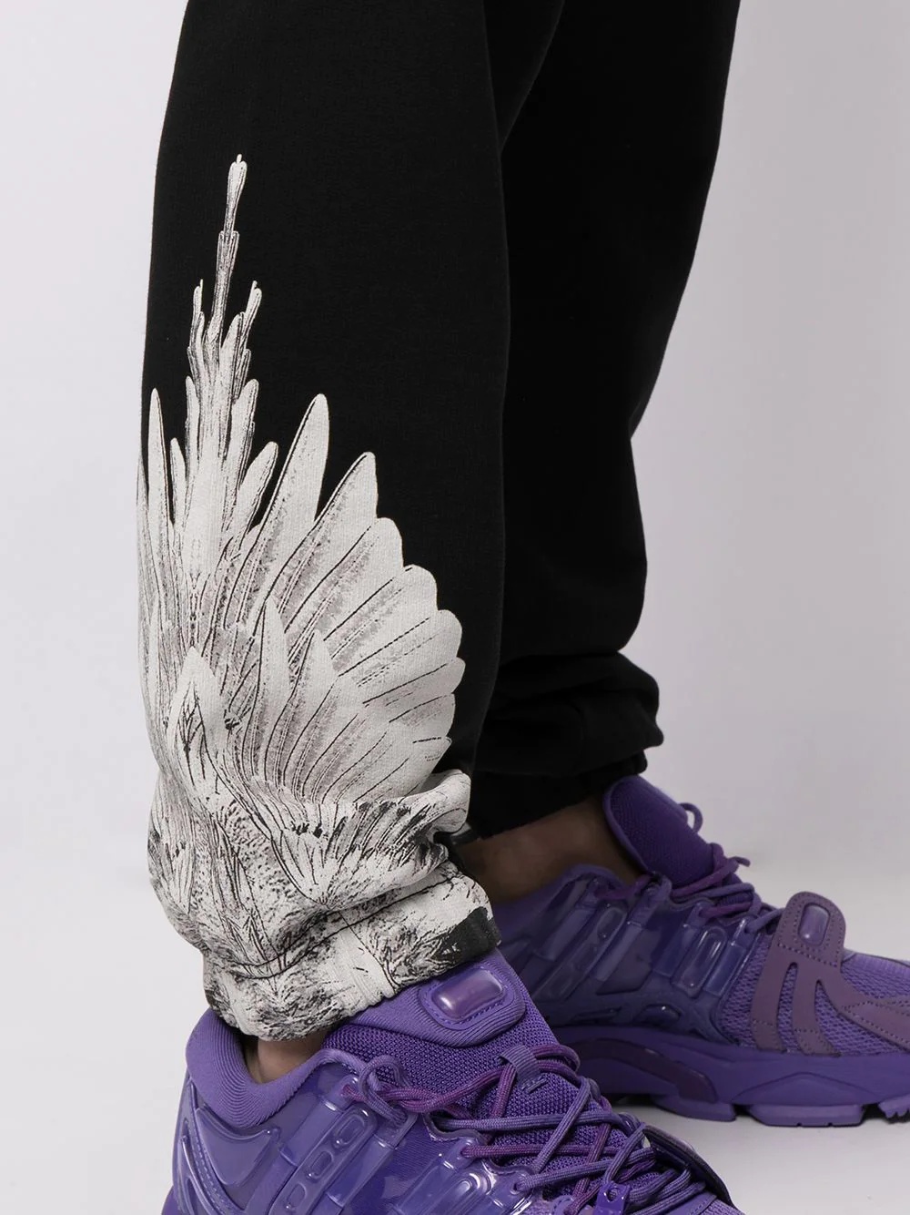 Wings-print track pants - 5