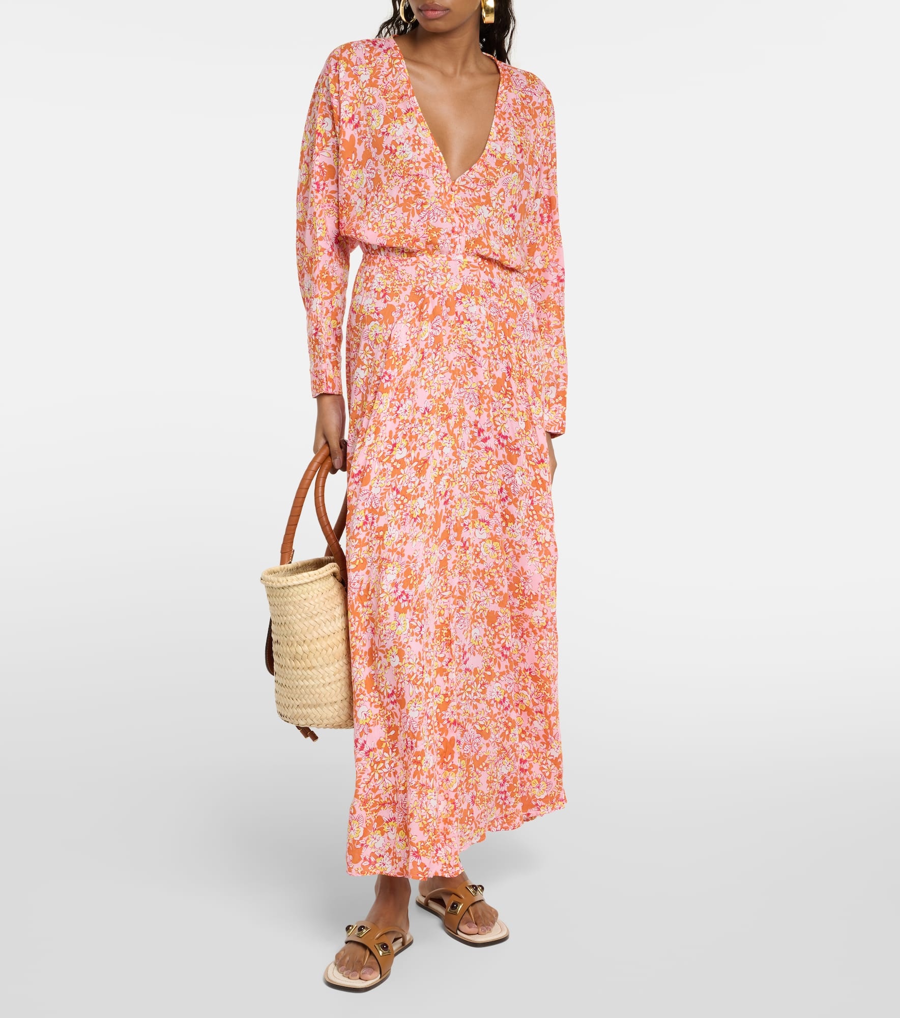 Ilona floral midi dress - 2