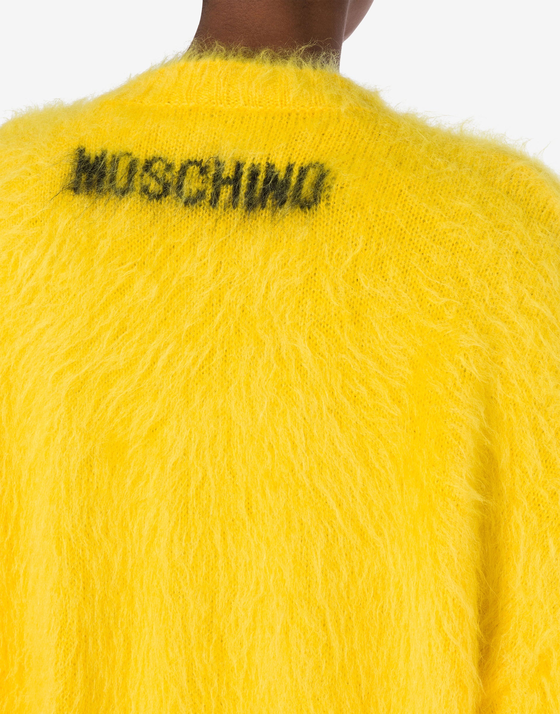 DRESS IN BRUSHED MOHAIR SMILEY - 3