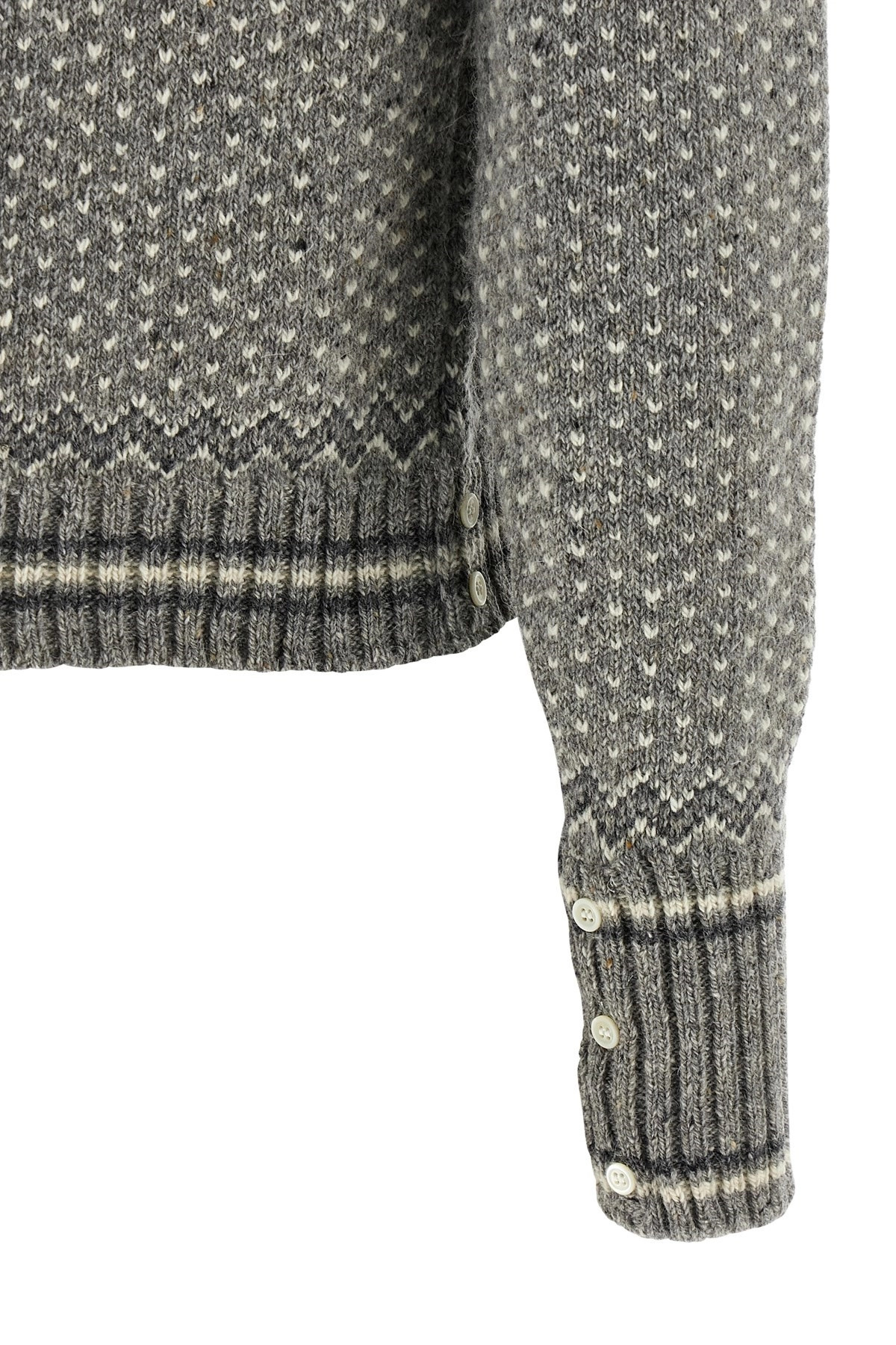 'Fairisle Jersey Float' cardigan - 4