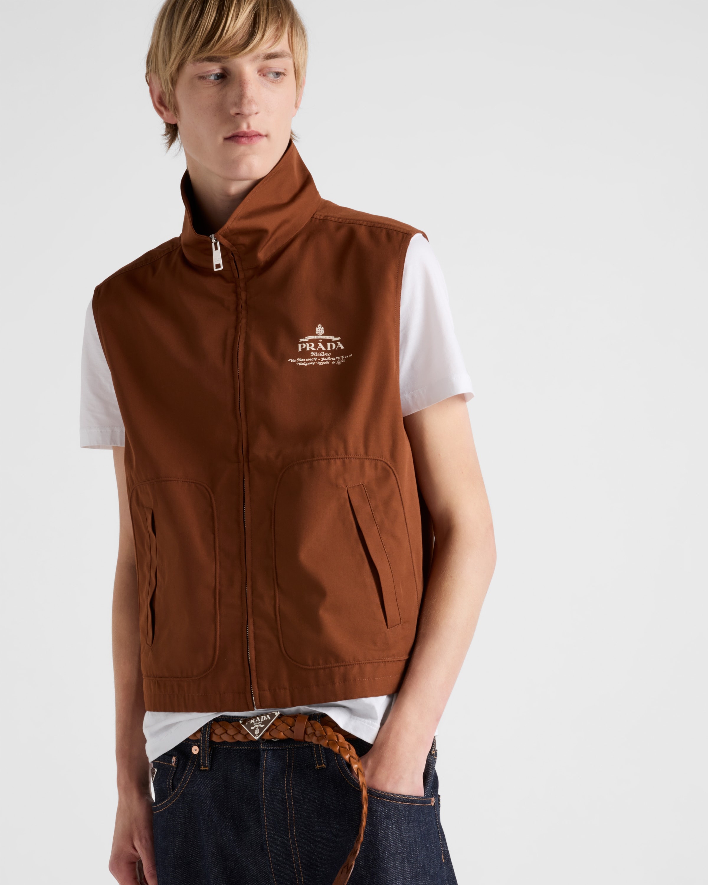 Cotton blend vest - 4