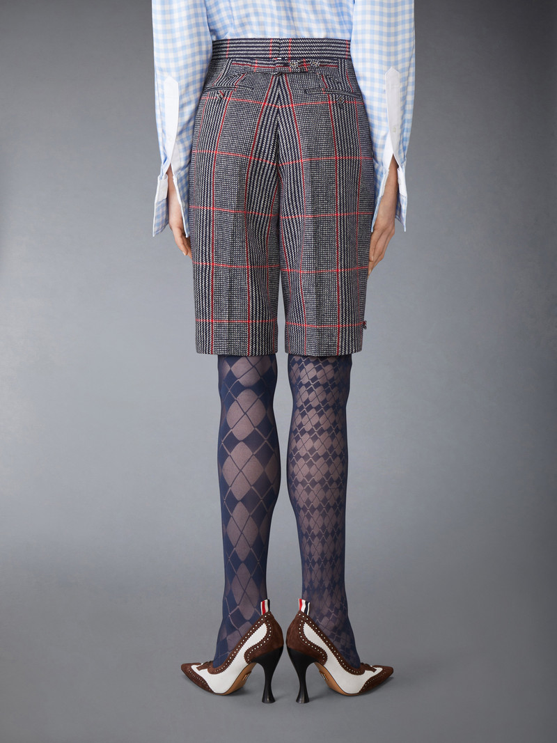 OVERSIZED CHECK HUNTING TWEED BERMUDA SHORT 3