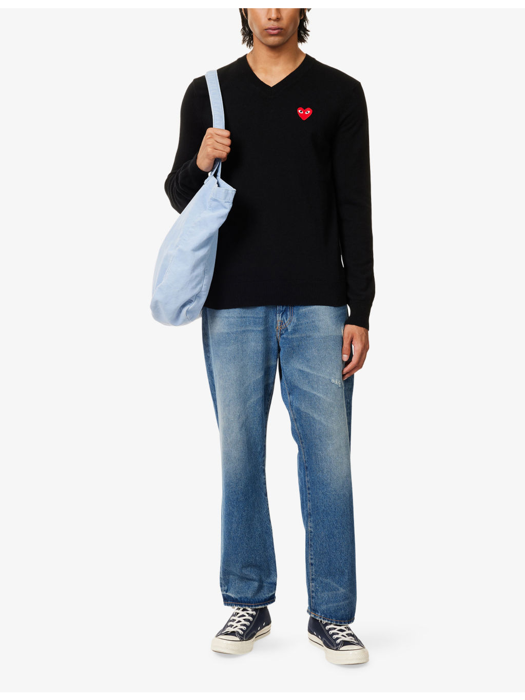 PLAY V-Neck Wool Jumper - 2
