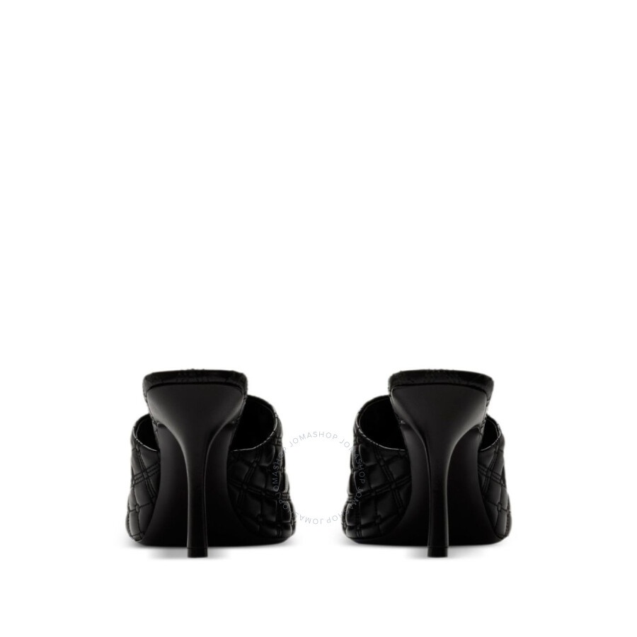 Burberry Quilted Slip-On Lambskin Mules - 2
