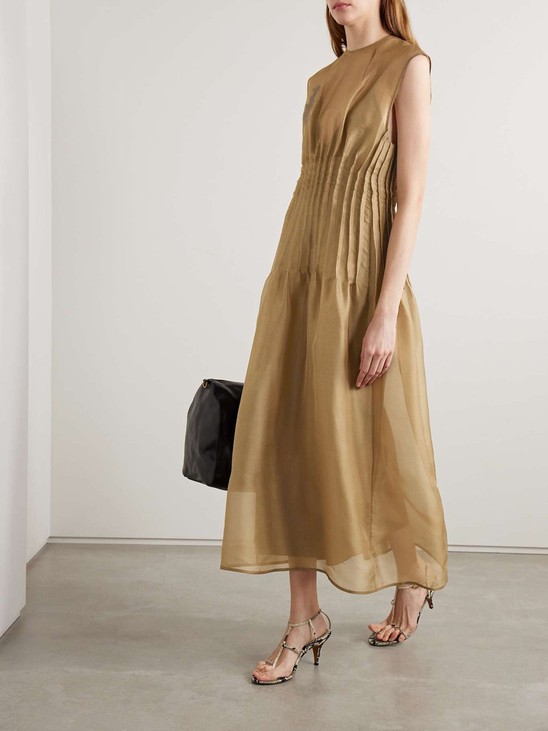 strapless open back dress Maeve Pleated Midi Dress: Floral Midi Dress, Sundress, Plisse Dress, Blue  Midi, Green Midi, Summer Dress