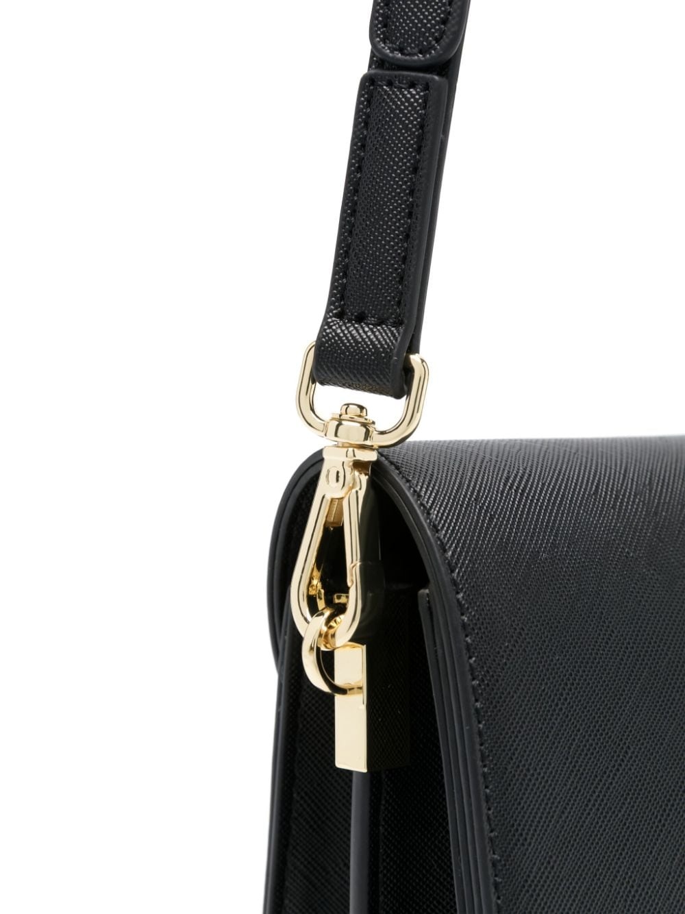 logo-lettering shoulder bag - 4