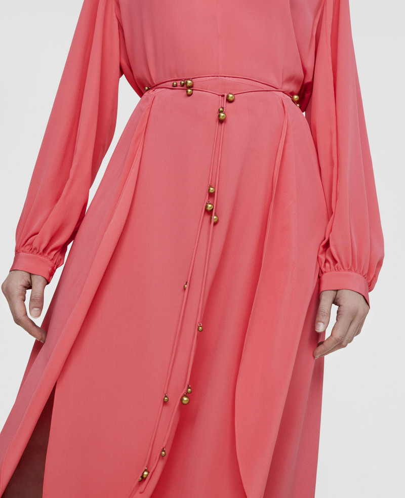 Crepe De Chine Silk Dress 4