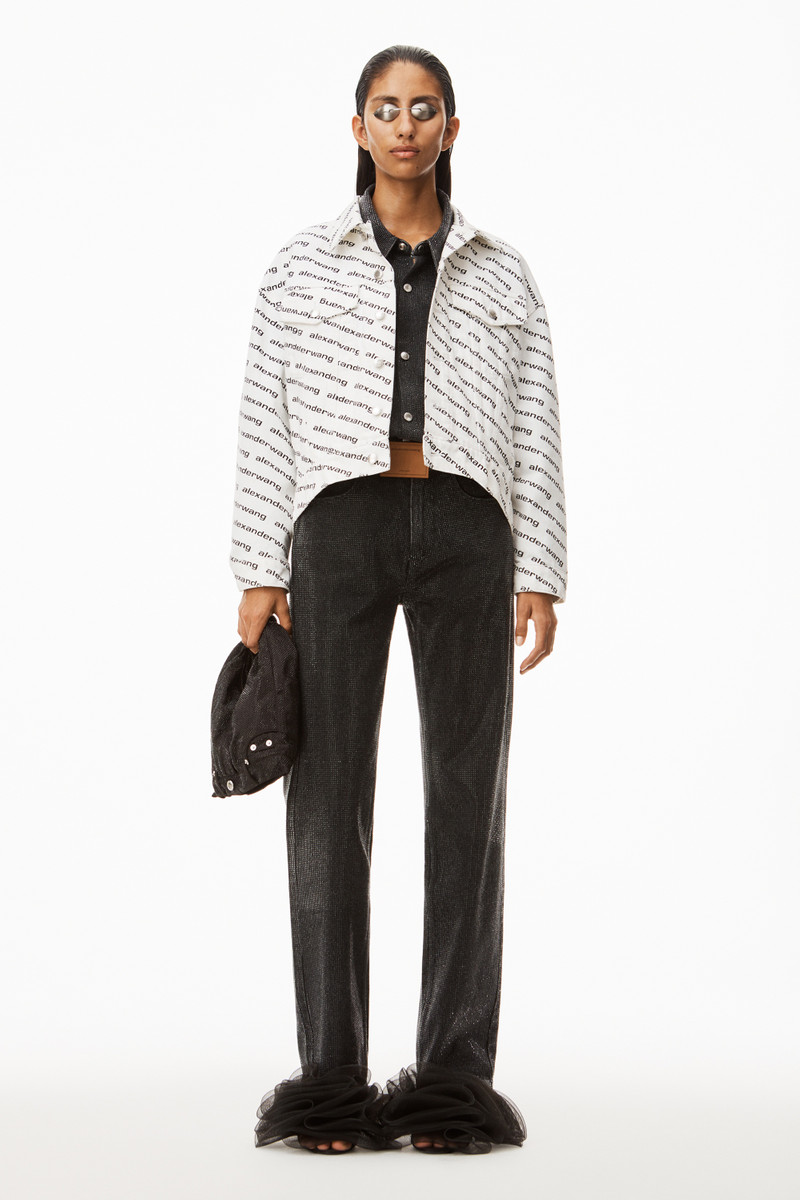 Alexander Wang POM 105 SLINGBACK IN MESH/SATIN outlook