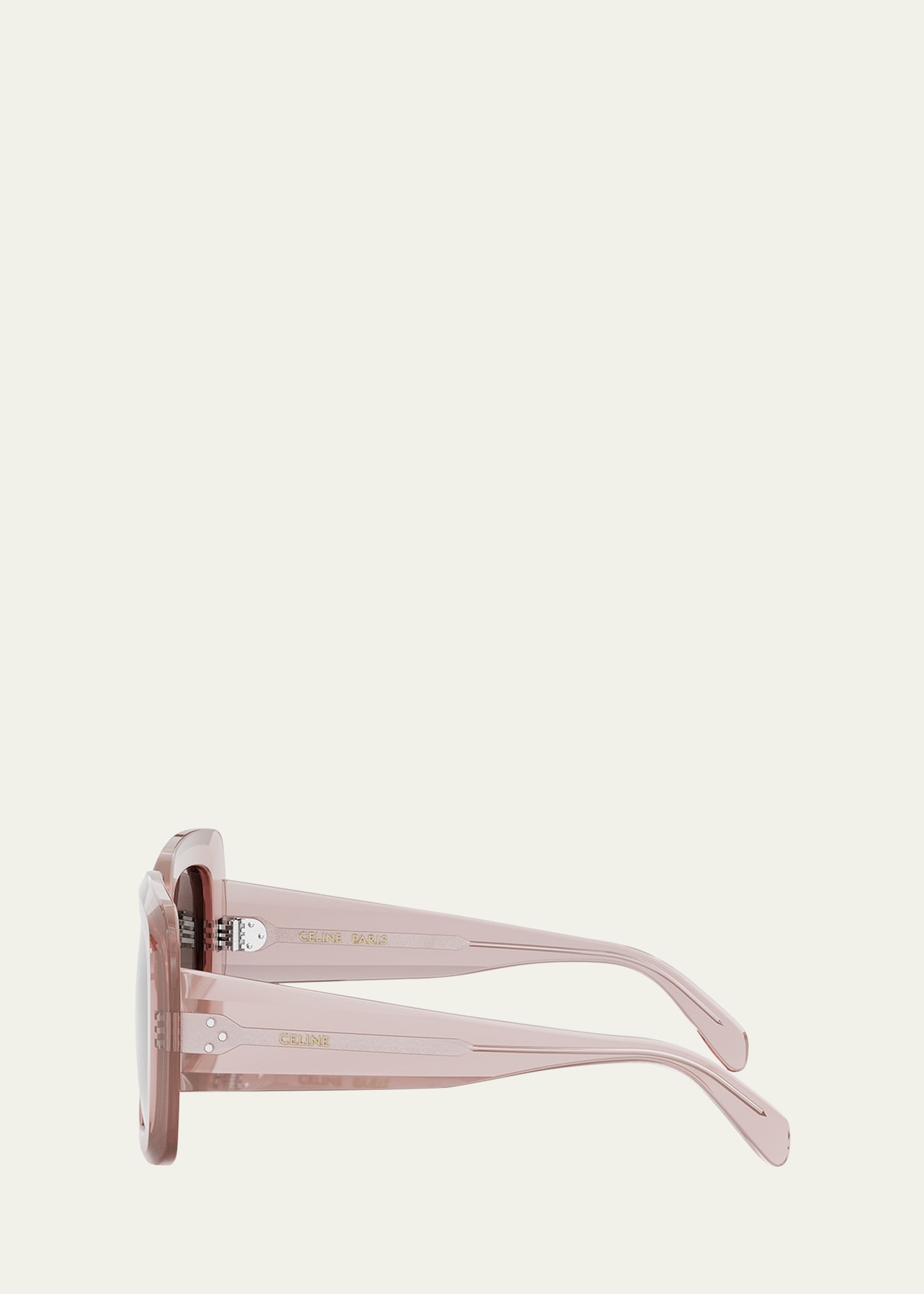 Bold Three-Dot Acetate Square Sunglasses - 3