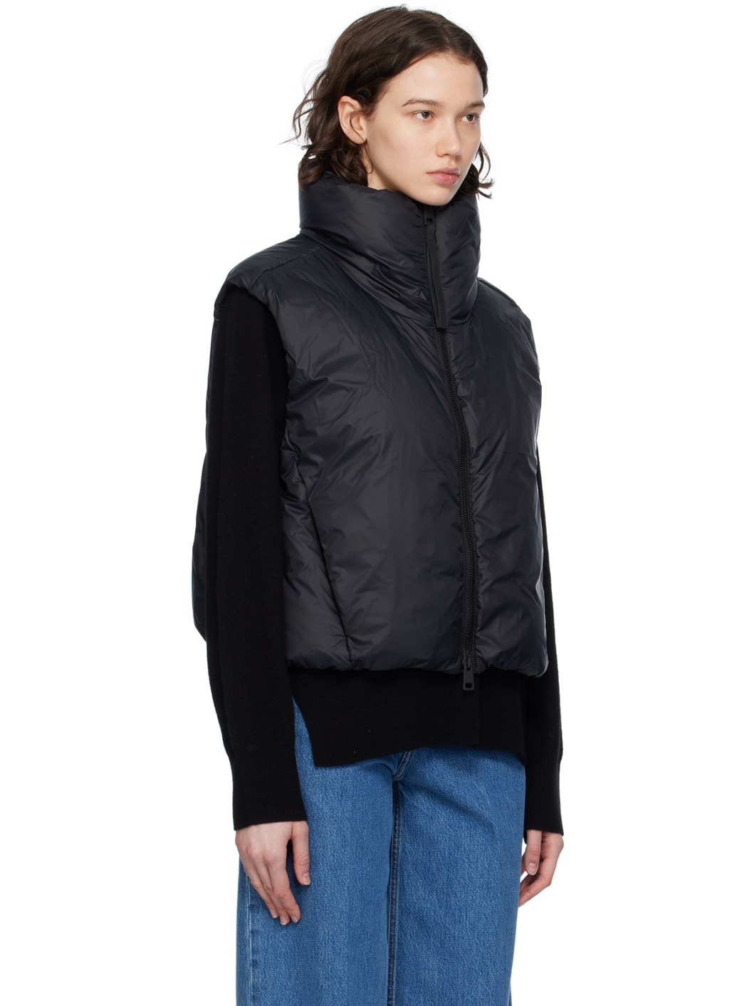 Black Spessa Down Vest - 2