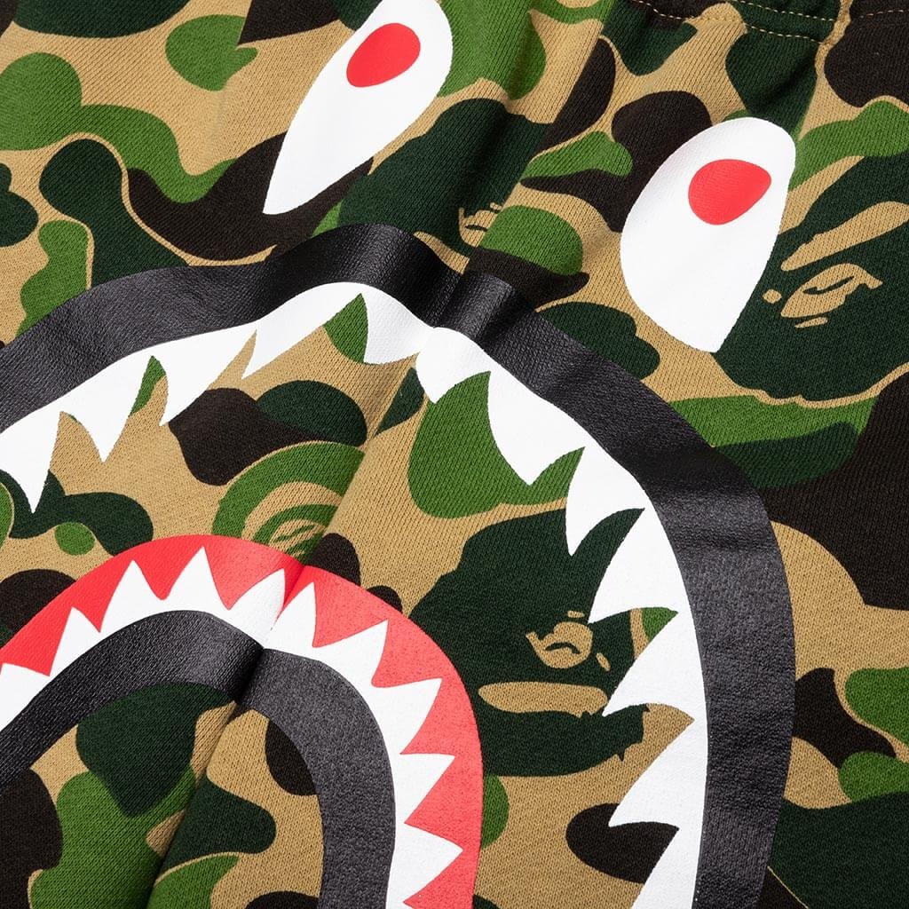 ABC CAMO SHARK SWEAT SHORTS - GREEN - 5
