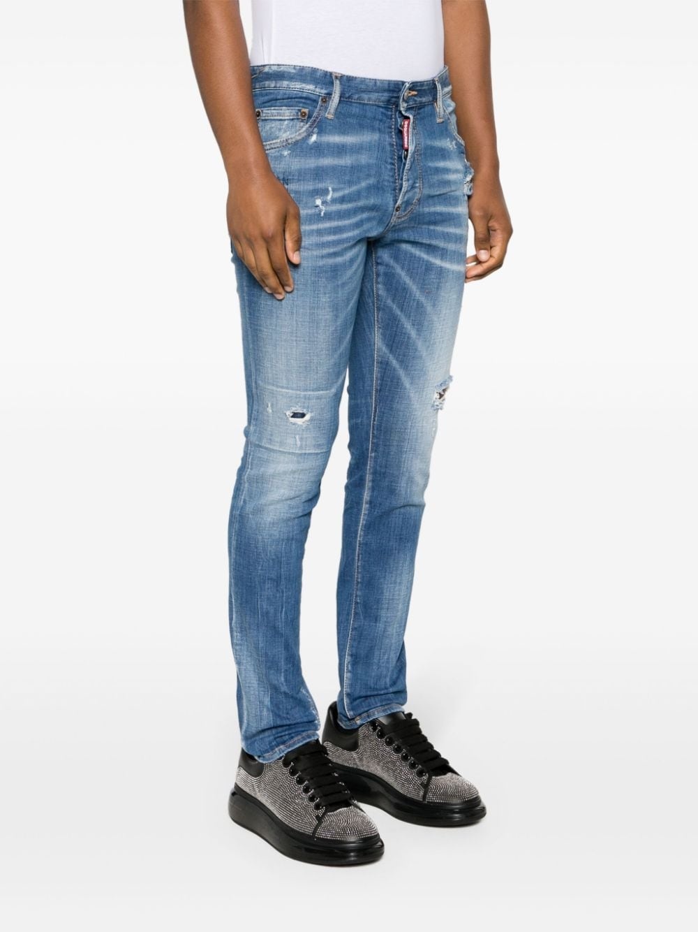 Cool Guy distressed skinny jeans - 3
