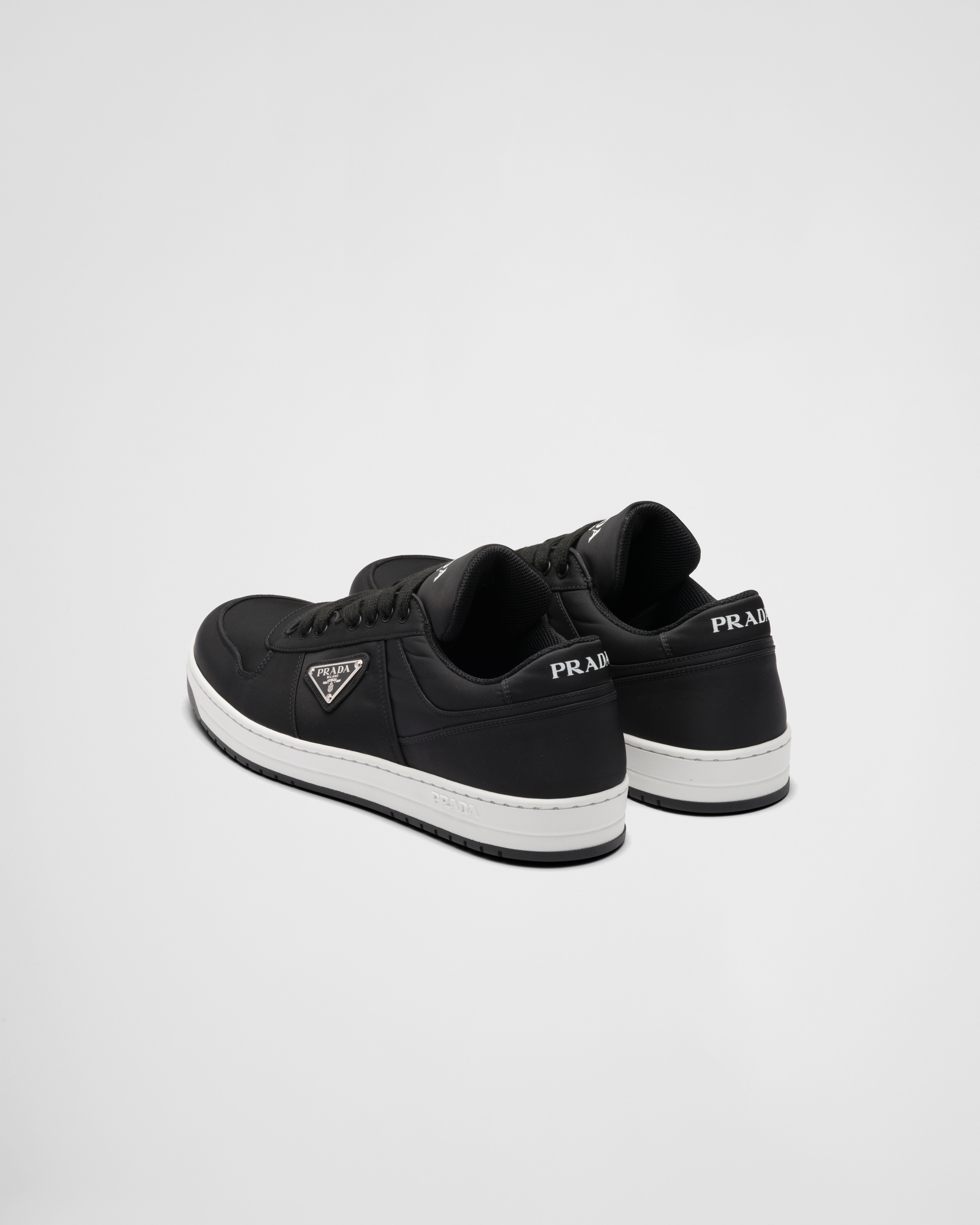 【関税込・国内発送】PRADA Re-Nylon and mesh sneakers Black Re-nylon And Mesh Fabric Sneakers | PRADA
