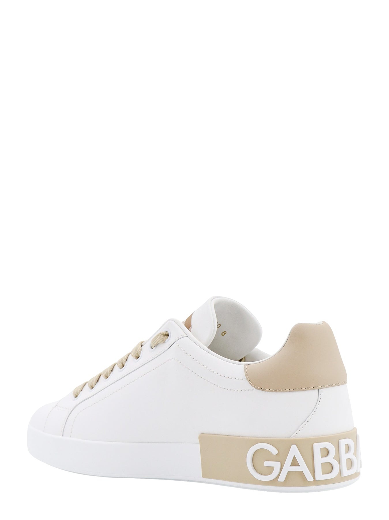 Leather sneakers with lateral monogram - 3