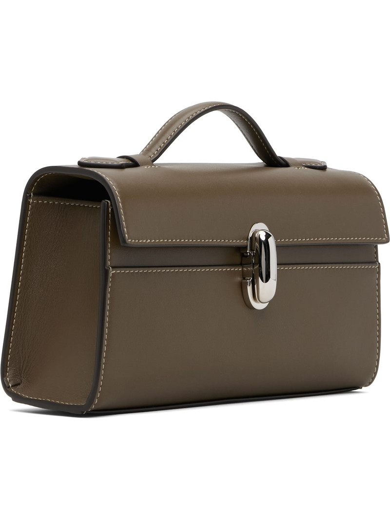 SAVETTE Taupe Symmetry Pochette Bag outlook