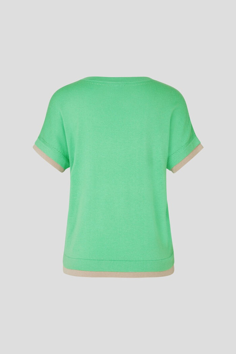 BOGNER Caro Knitted top in Green outlook