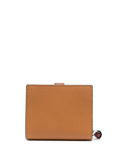 Loewe trifold grained-leather wallet outlook