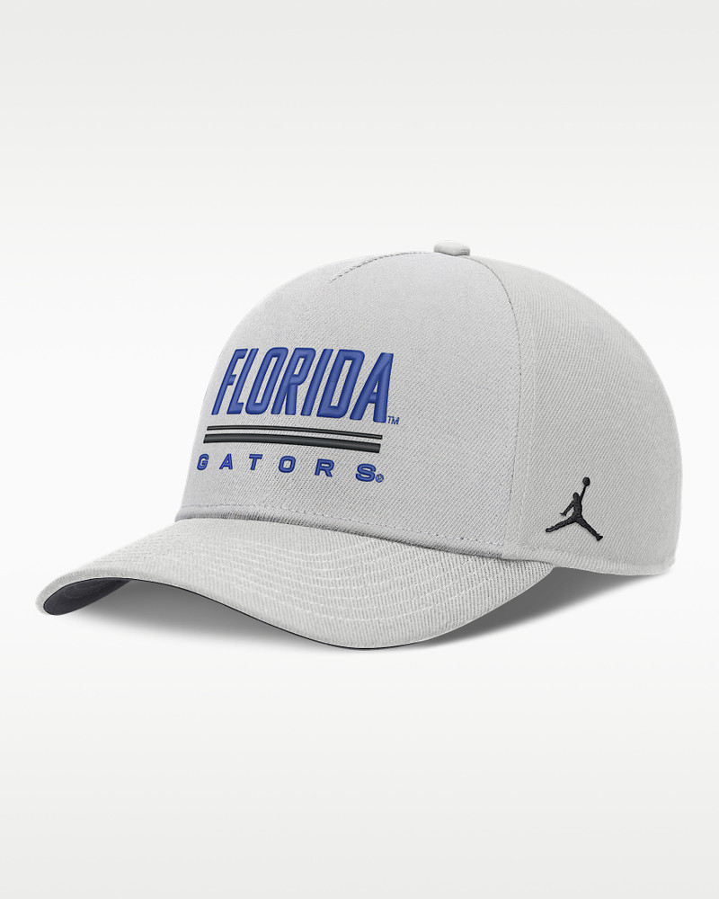 Florida Sideline Practice Rise Men's Jordan Brand Dri-FIT College Adjustable Hat 1