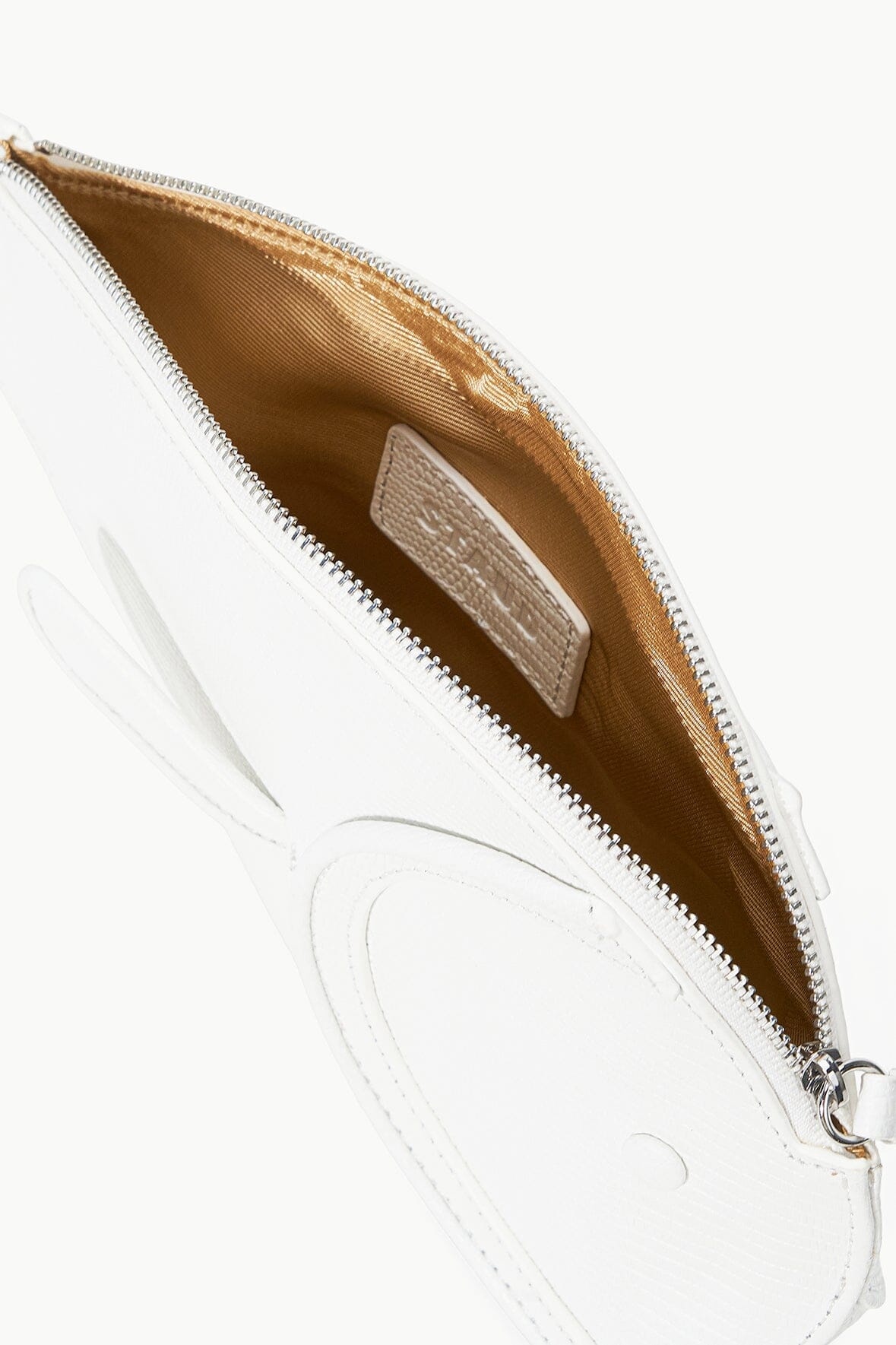 STAUD PESCE LEATHER CLUTCH PAPER - 5