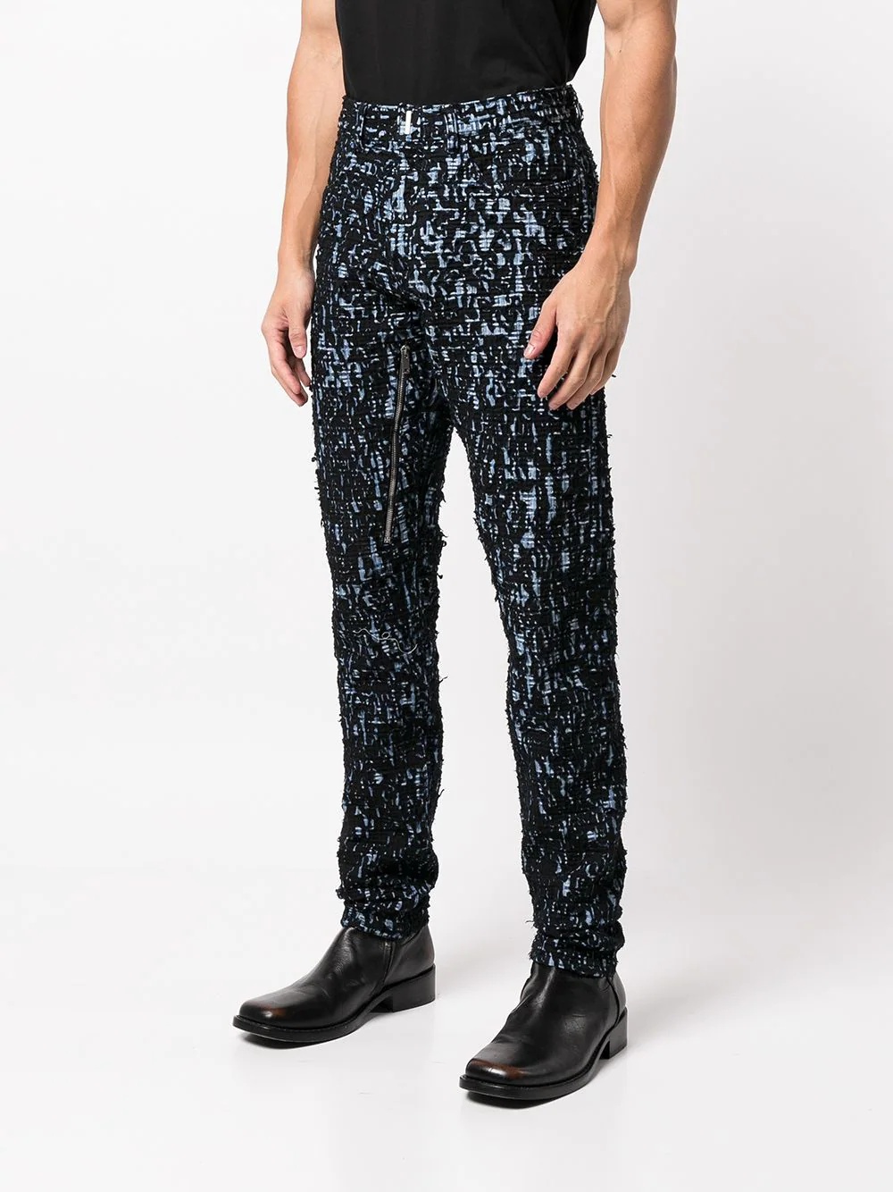 abstract-print jeans - 3