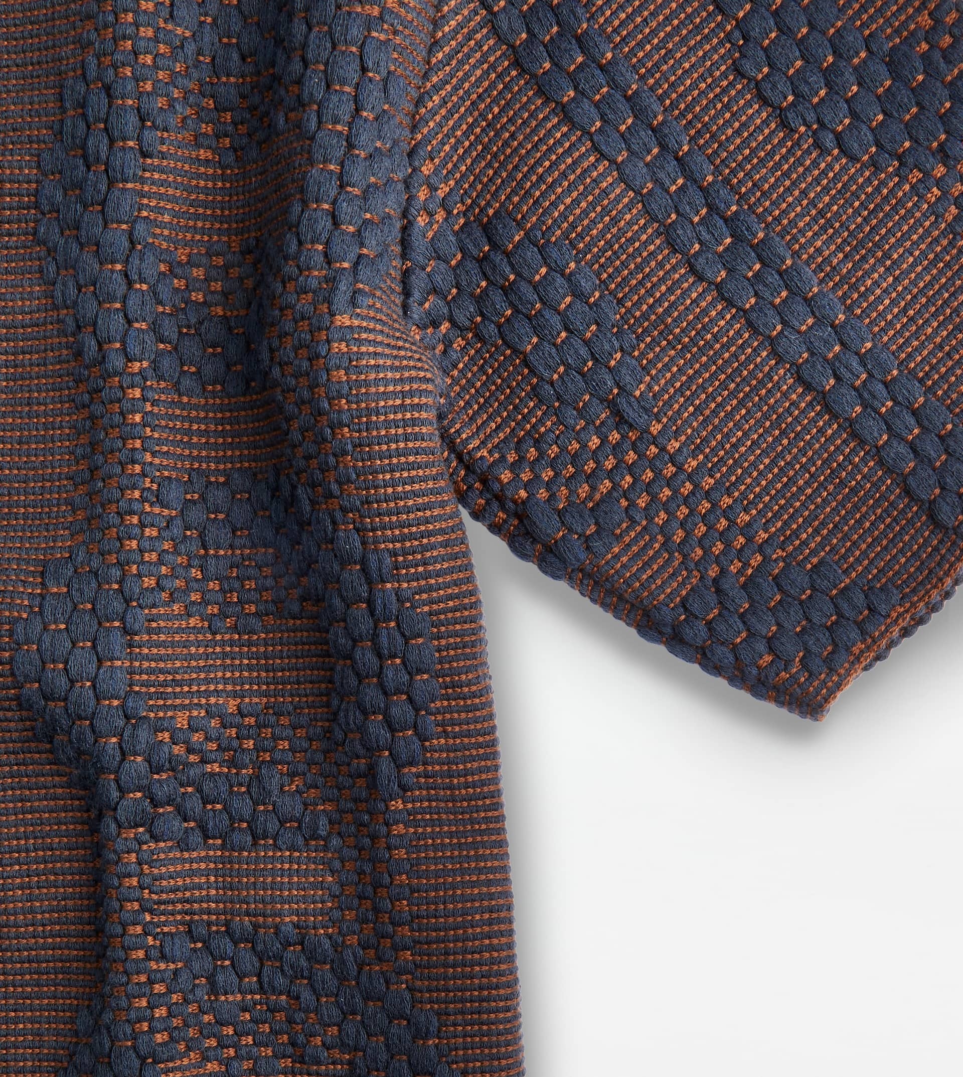 JACQUARD POLO SHIRT - BROWN, BLUE - 7
