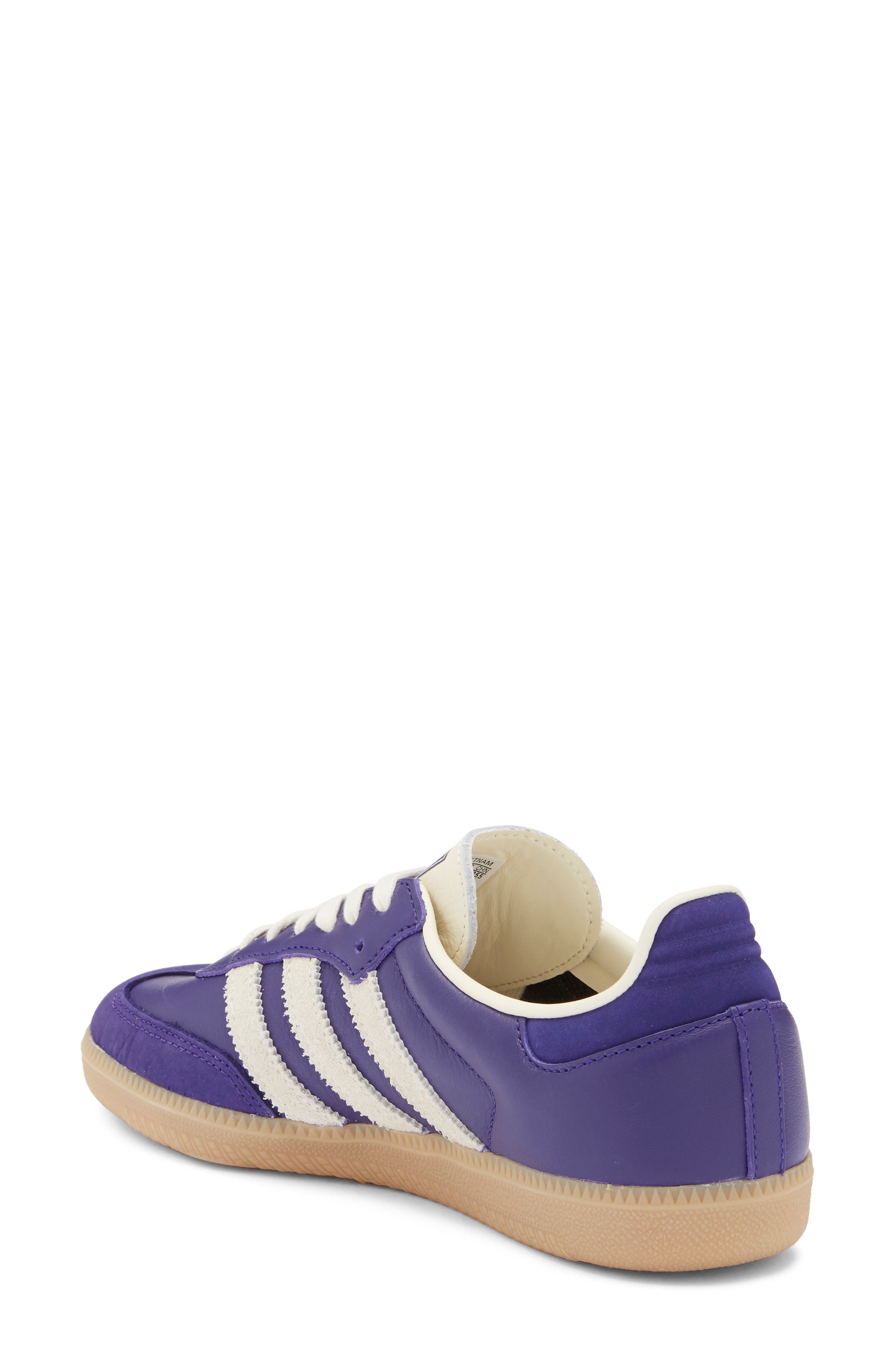 adidas Samba OG Sneaker in Cpurpl/cre at Nordstrom - 2