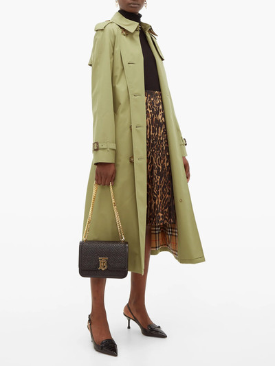 Burberry Waterloo cotton-gabardine trench coat outlook