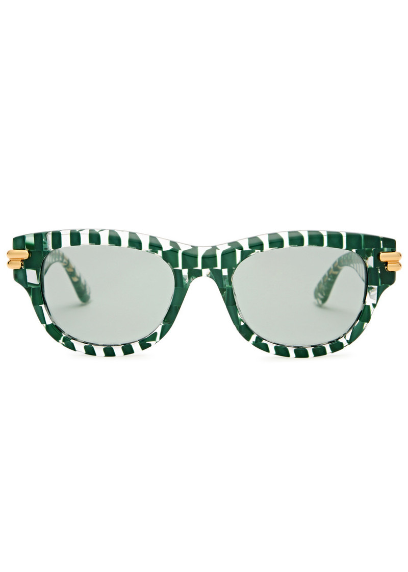 Bottega Veneta Bottega Veneta Rectangle-frame Sunglasses outlook