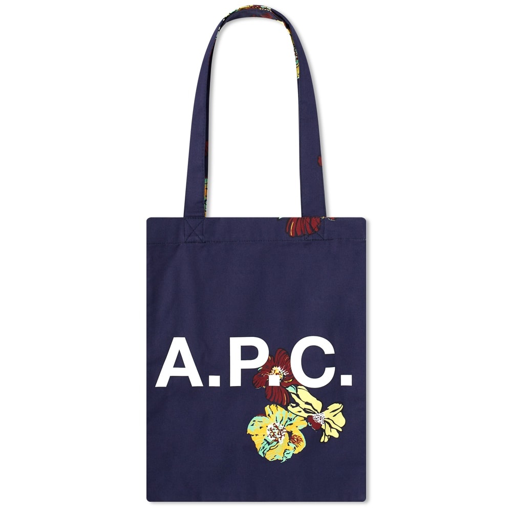 A.P.C. Lou Floral Tote Bag - 1