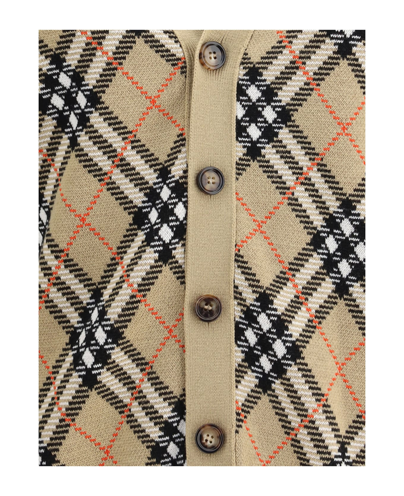 Archive Check Wool Cardigan - 3