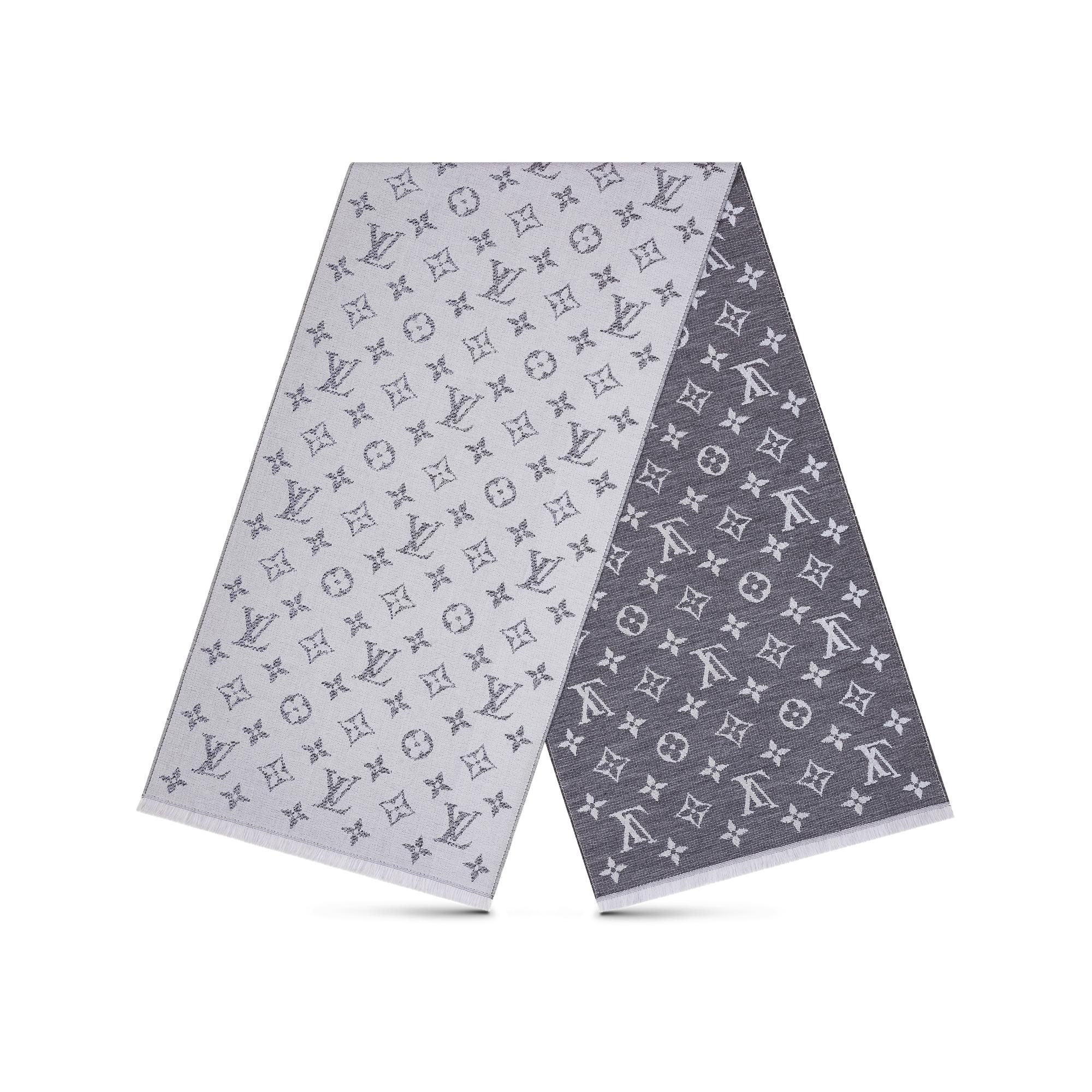 Monogram Denim Scarf 1
