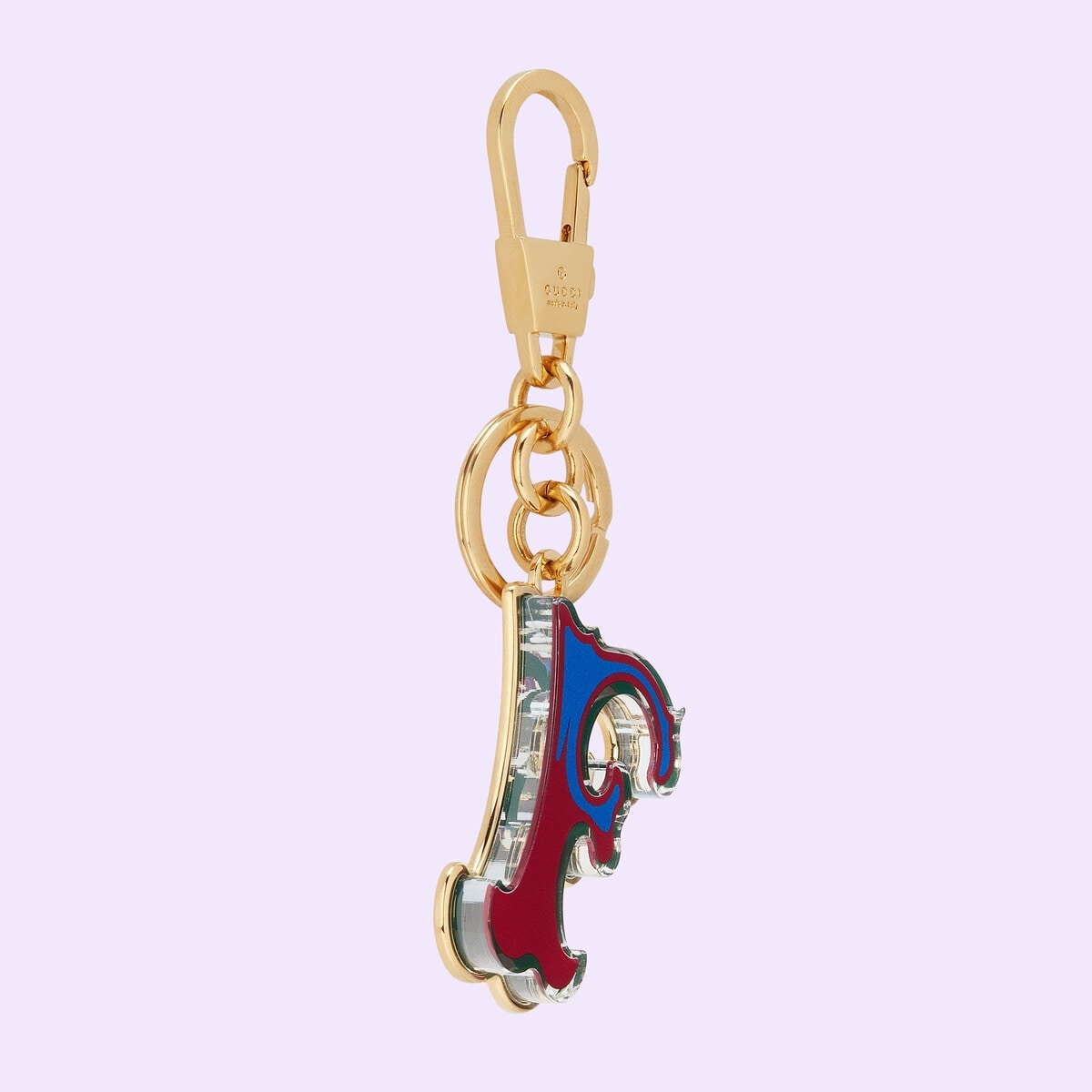 Letter F Plexiglas keychain - 3
