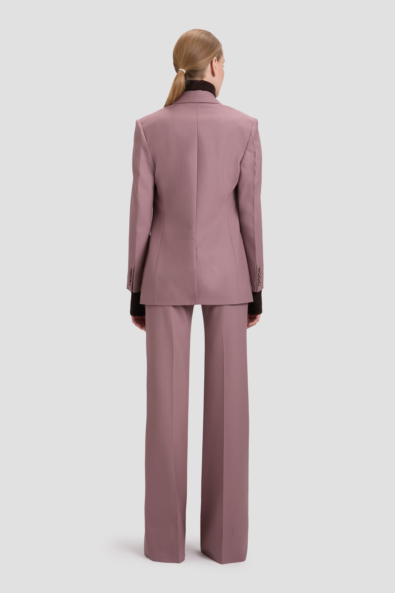 Patch Pocket Jacket In Mauve - 4