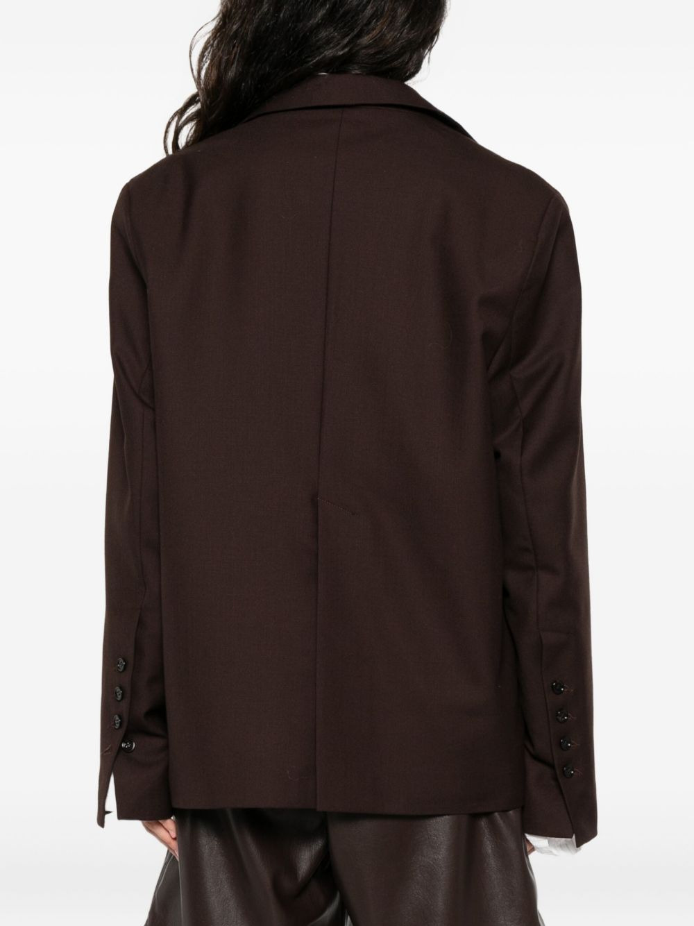 peak-lapels blazer - 4