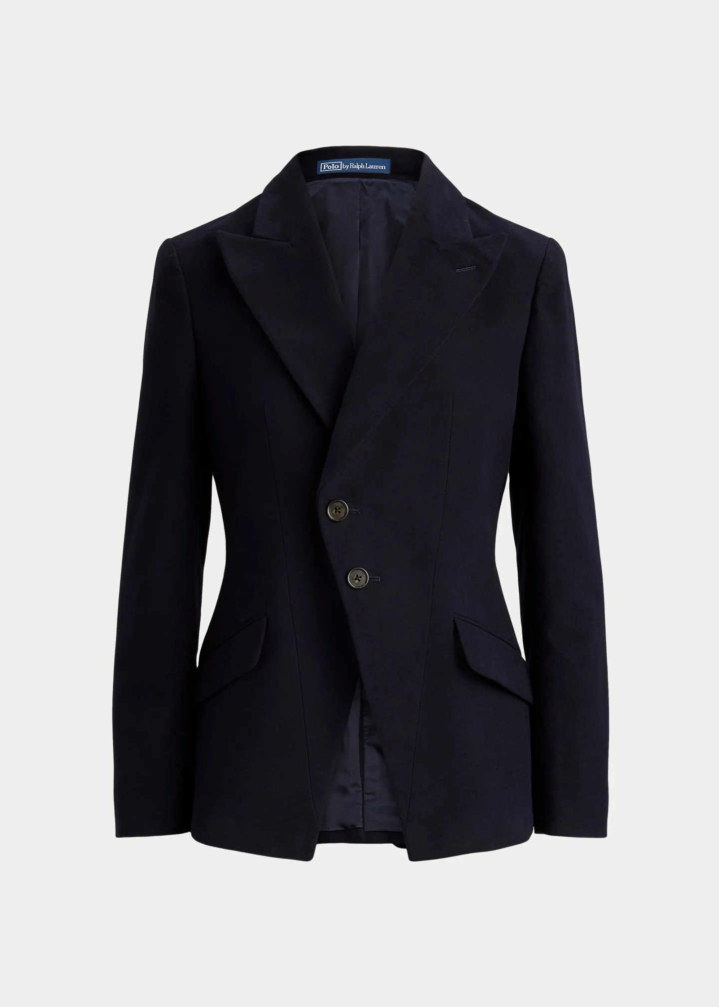 Single-Breasted Moleskin Riding Blazer - 1