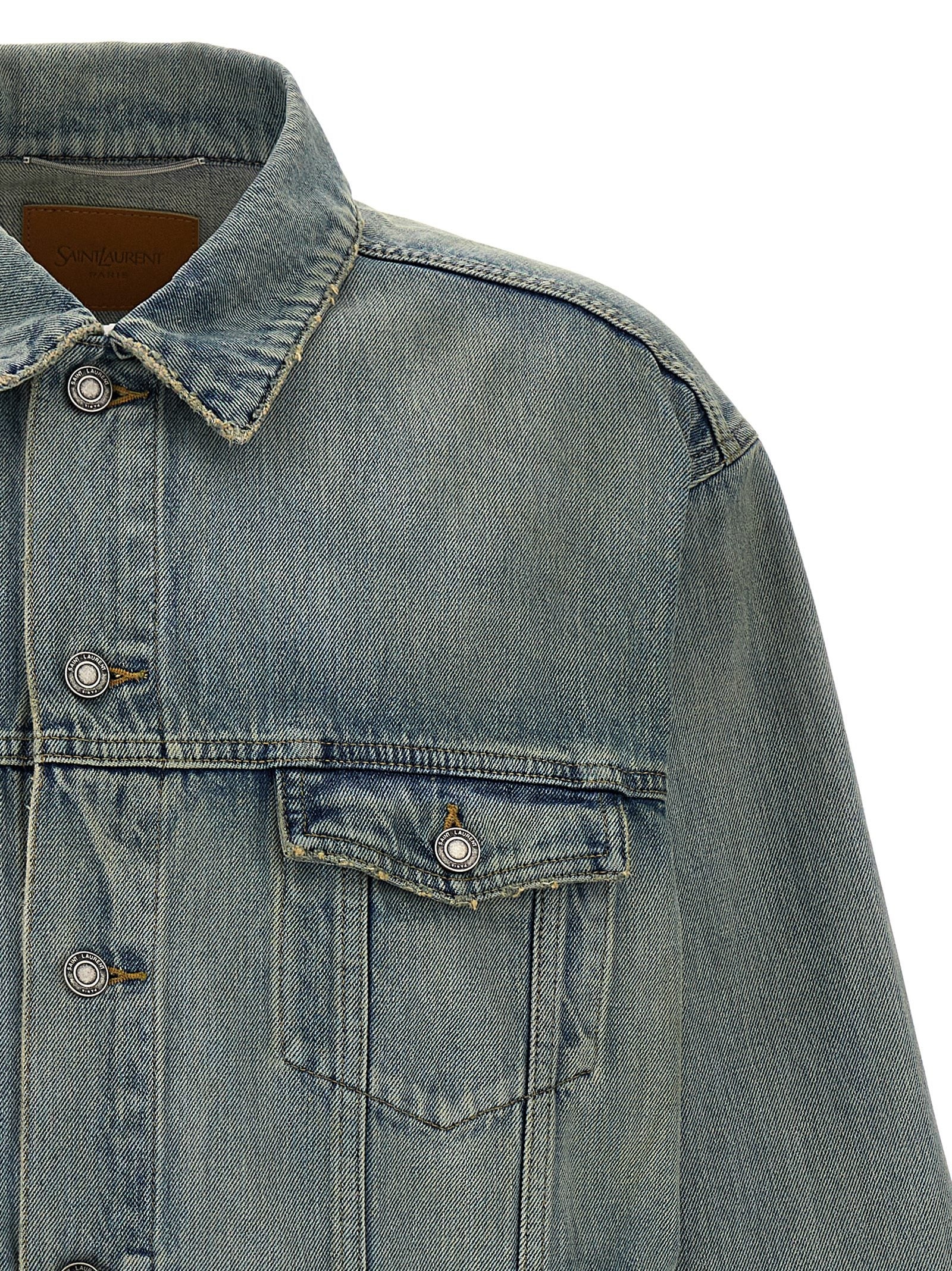 Saint Laurent Men 'Trucker' Jacket - 3