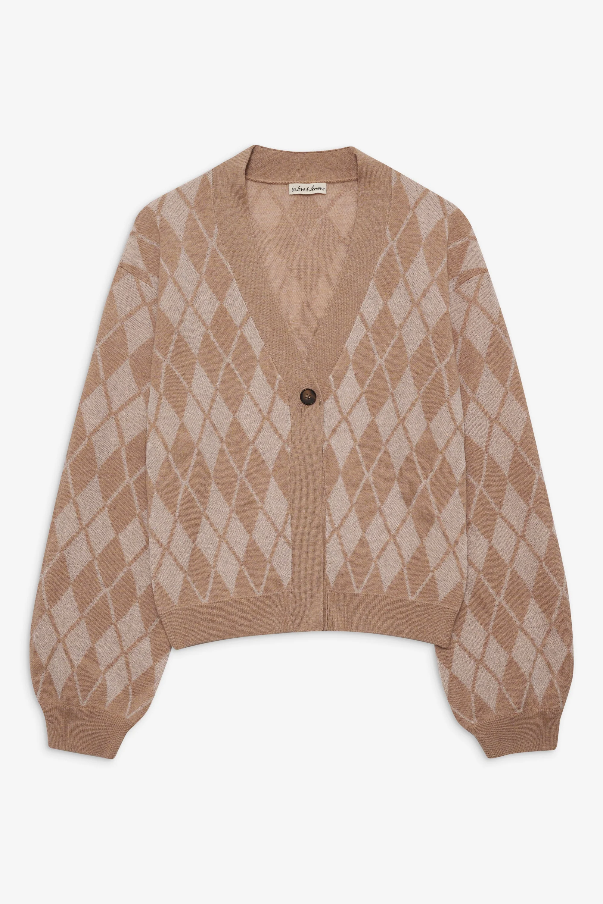 Cassidy Argyle Cardigan - 1