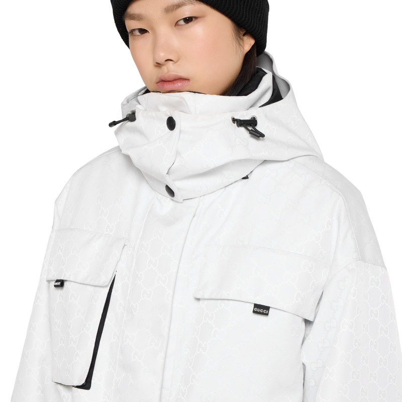GG technical fabric jacquard jacket 5