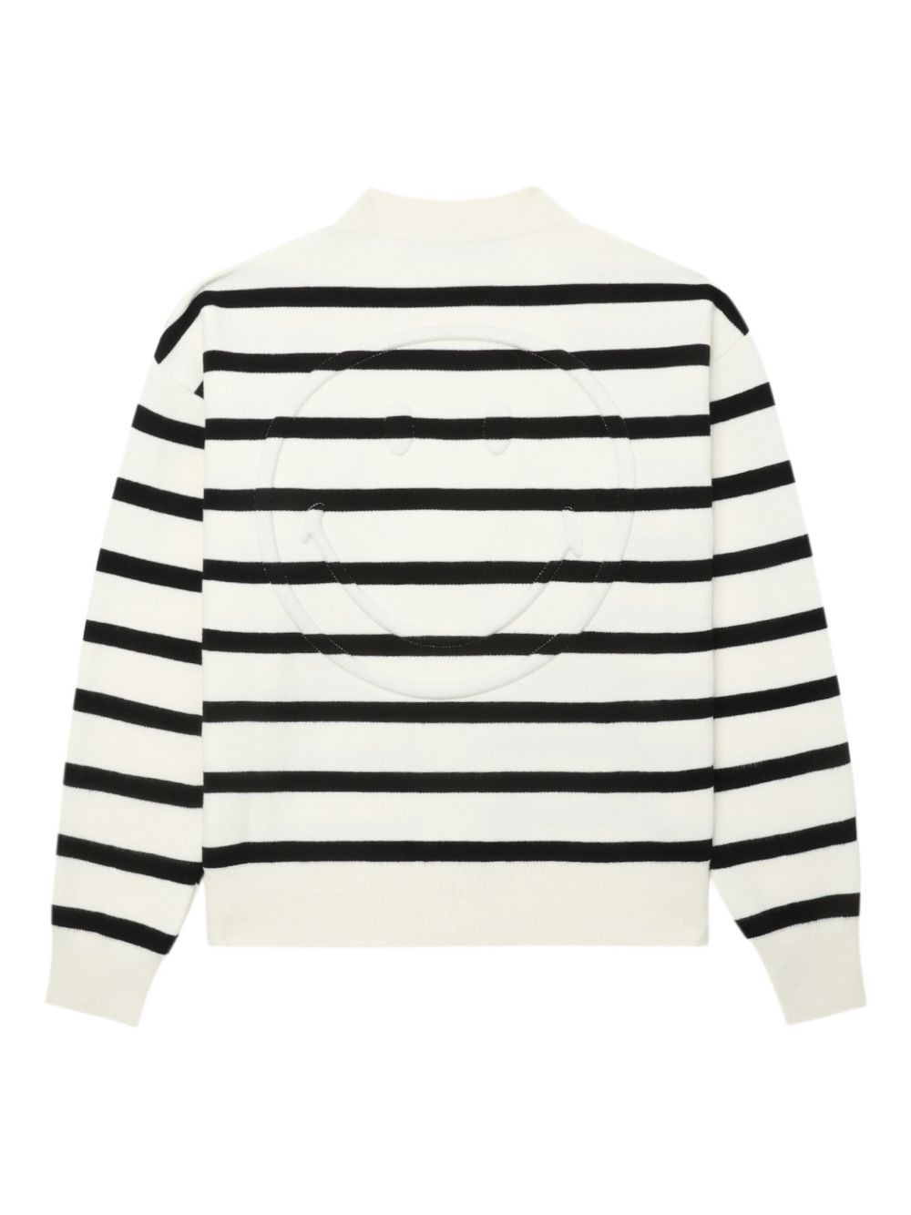 stripe smiley cardigan - 3