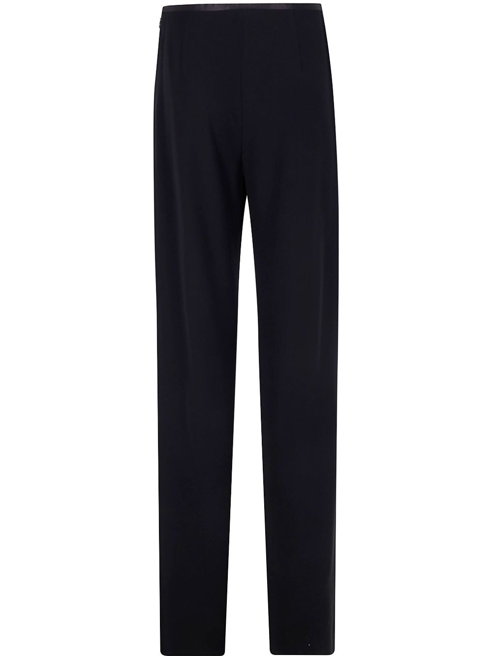 cady-texture palazzo trousers - 2