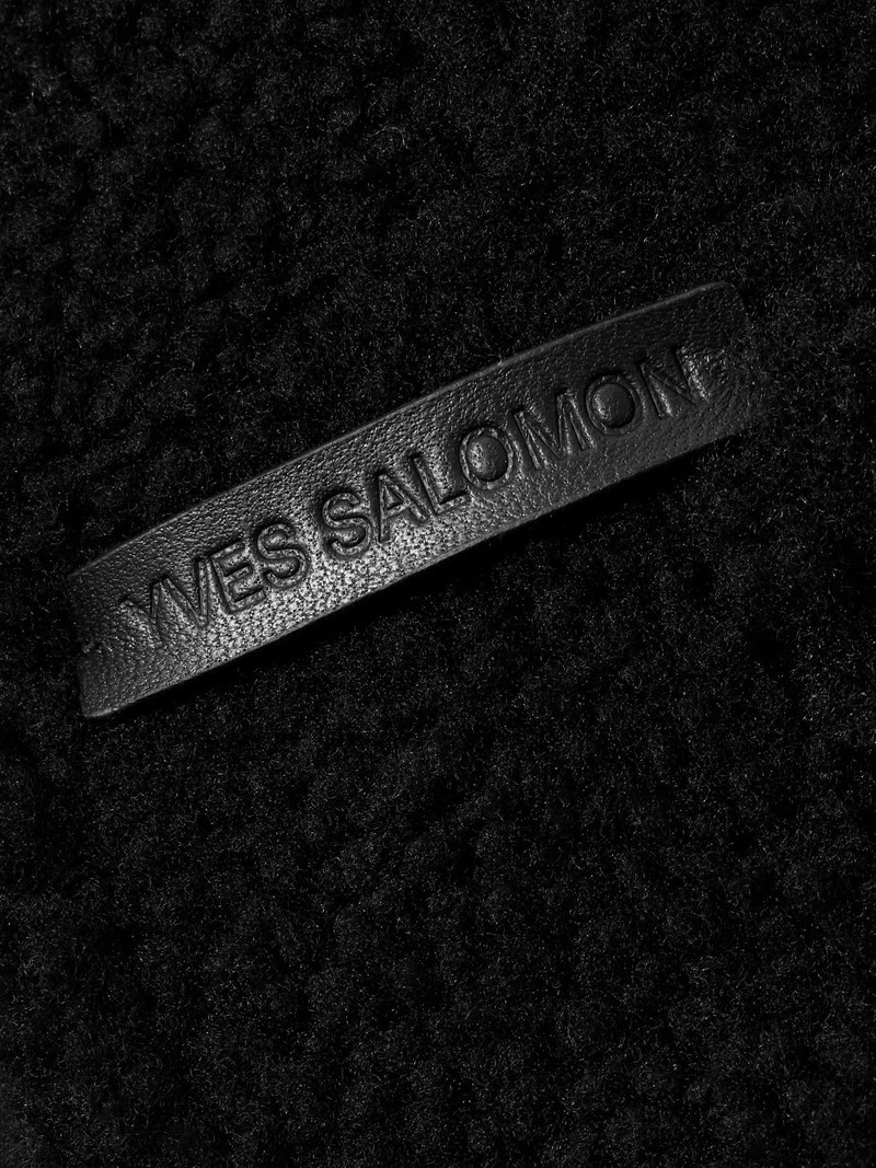 Yves Salomon Shearling bucket hat outlook