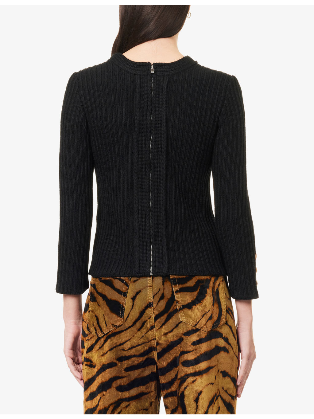 Dixie Ribbed Wool Jumper - 4