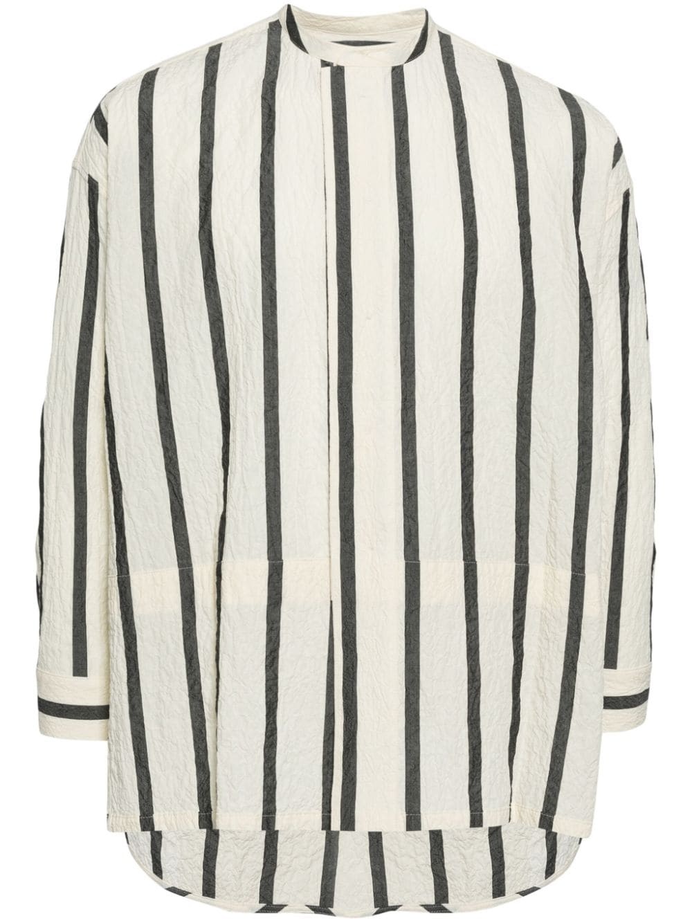 striped cotton shirt - 1