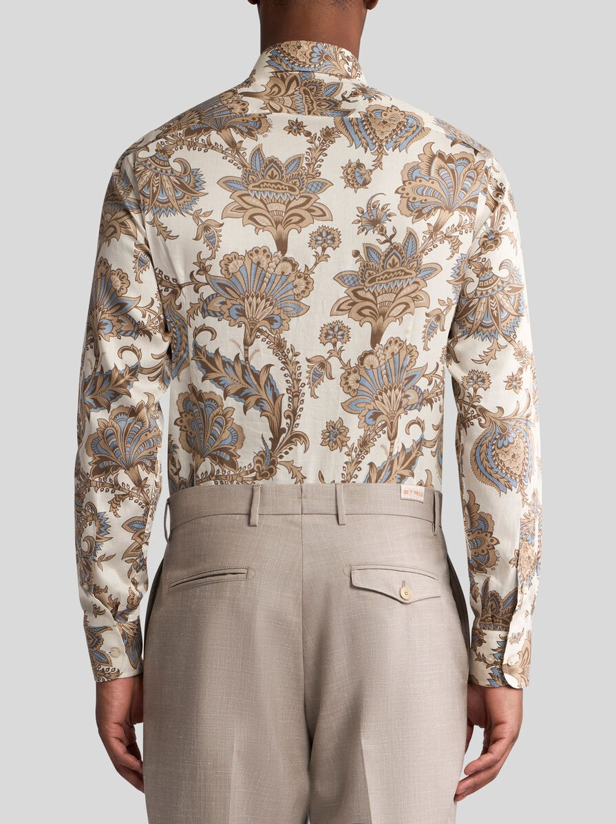 SHIRT WITH MAXI FLOWERS - 5