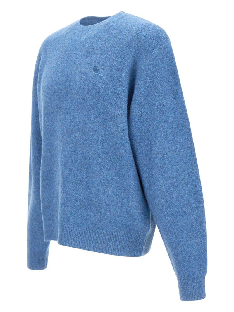 Carhartt Curtis embroidered logo ribbed-hem sweater outlook