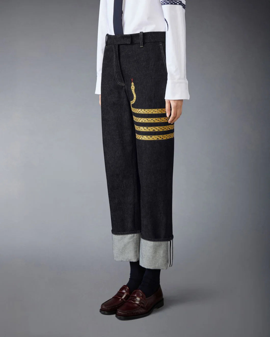 LUNAR NEW YEAR DENIM TROUSER - 3