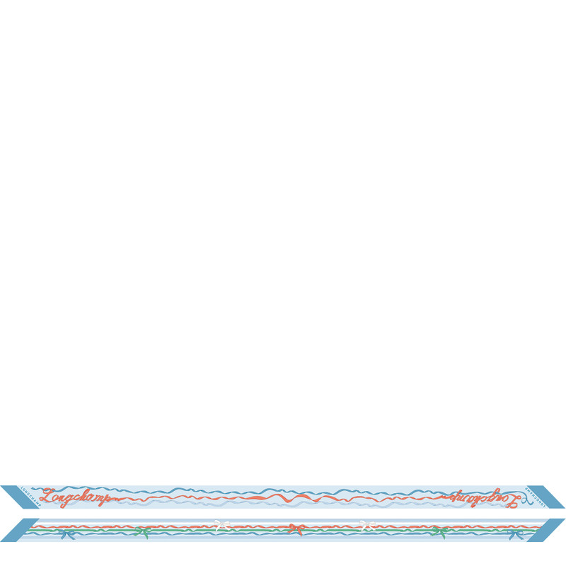 Rubans Longchamp Headband Lagoon - Silk 1