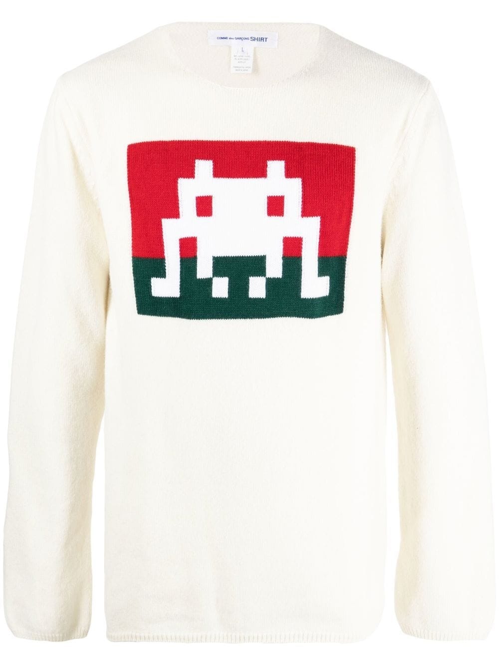 Space Invaders graphic-knit jumper - 1