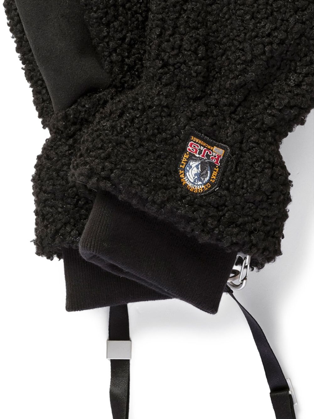 fleece-trim gloves - 2